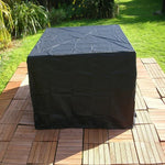 Housse de protection anti-UV, imperméable et anti-poussière en tissu Oxford 210D pour table et chaises pliantes, housse de protection pour ensemble de meubles d'extérieur, taille : 242*162*100cm (noir), taille : 242*162*100cm
