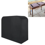 Housse de protection pliante anti-UV, imperméable et anti-poussière en tissu Oxford 210D pour barbecue à gaz, charbon de bois ou électrique, taille : 190*71*117cm (noir), taille : 190*71*117cm