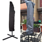 Housse de protection anti-UV pour parasol pliant d'extérieur en tissu Oxford 210D, Taille : 57*48*25cm (Noir), Taille : 57*48*25cm