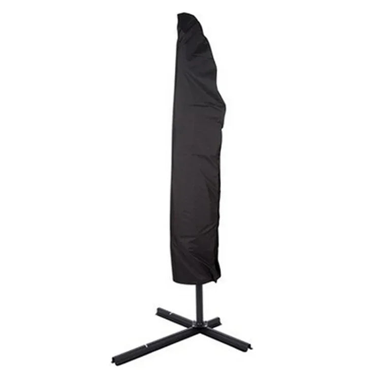 Housse de protection anti-UV pour parasol pliant d'extérieur en tissu Oxford 210D, Taille : 57*48*25cm (Noir), Taille : 57*48*25cm