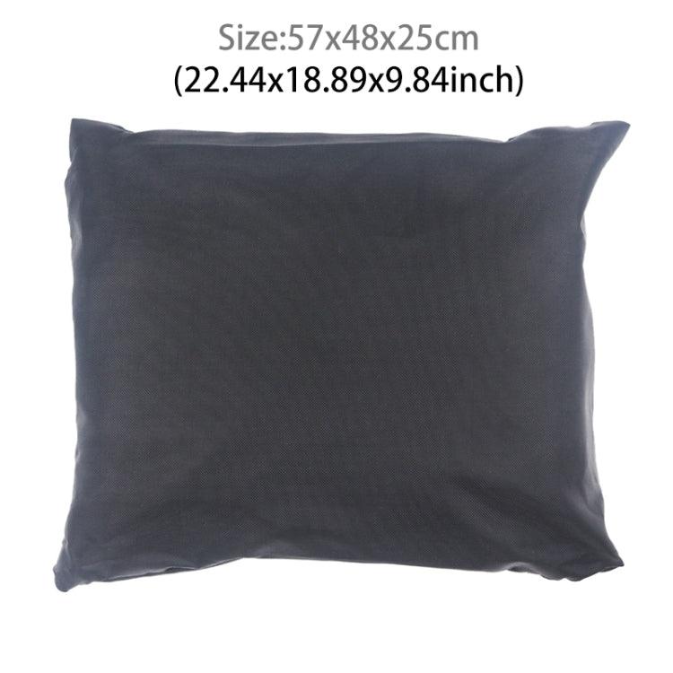 Housse de protection anti-UV pour parasol pliant d'extérieur en tissu Oxford 210D, Taille : 57*48*25cm (Noir), Taille : 57*48*25cm