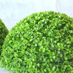 Boule topiaire plante artificielle Aglaia Odorata Décoration suspendue pour mariage événement maison extérieur, Diamètre : 8,7 pouces, 8,7 pouces