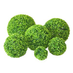 Boule topiaire plante artificielle Aglaia Odorata Décoration suspendue pour mariage événement maison extérieur, Diamètre : 8,7 pouces, 8,7 pouces