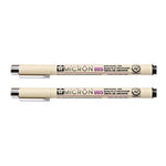 2 stylos à pointe fine Archival Pigment Ink Drawing Fineliner Pen, Manga Micron, 0,5 mm, 0,25 mm, 0,3 mm, 0,35 mm, 0,45 mm