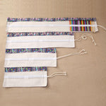 Trousse à crayons imprimée ethnique 72 emplacements, toile, pochette à crayons enroulable, 72 emplacements