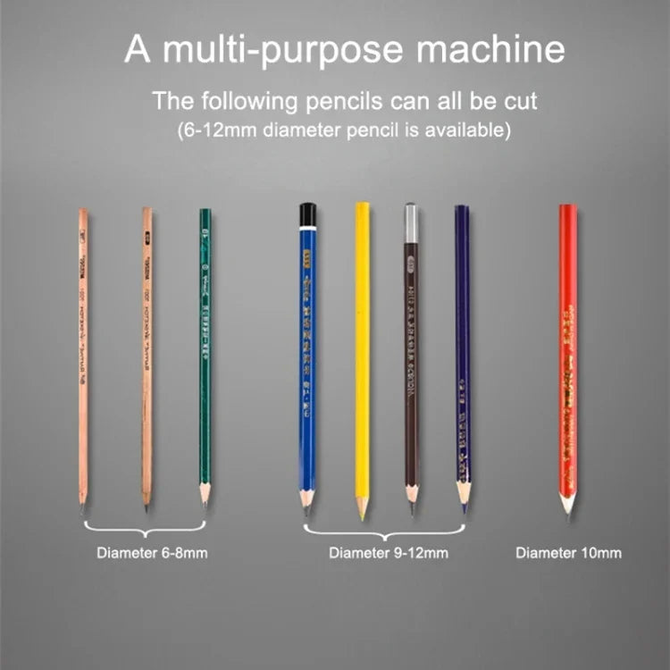 Taille-Crayons Électrique à Piles pour Bureau et École, Double Fente, Livraison Couleur Aléatoire, Taille-Crayons Électrique à Double Fente