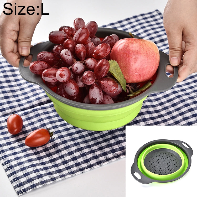 Panier de Rangement de Fruits et Légumes Pliable Créatif Panier de Vidange, L, Taille : 29,5*23,5*10cm, Taille : L