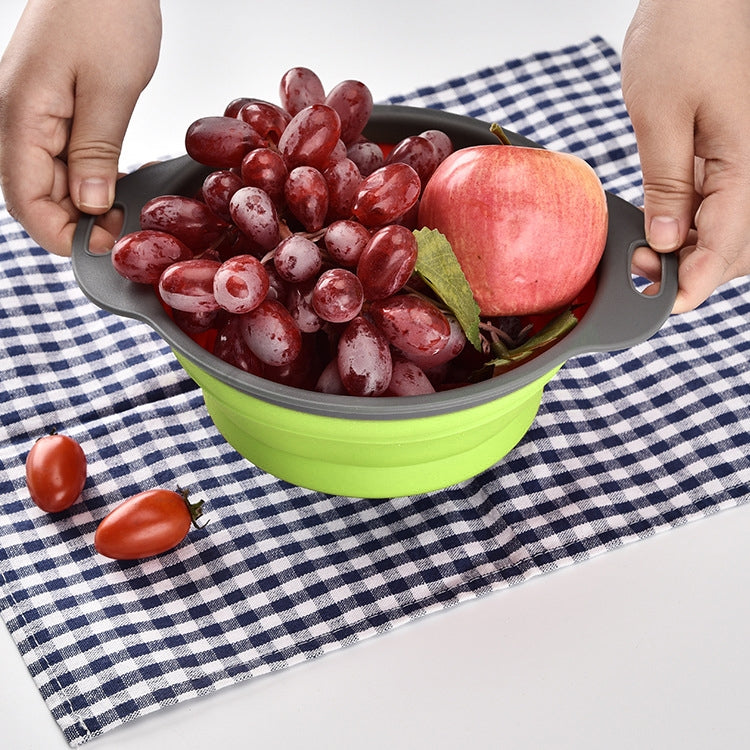 Panier de rangement pliable créatif pour légumes et fruits, égouttoir, taille S : 24,5 x 20 x 9 cm, taille S