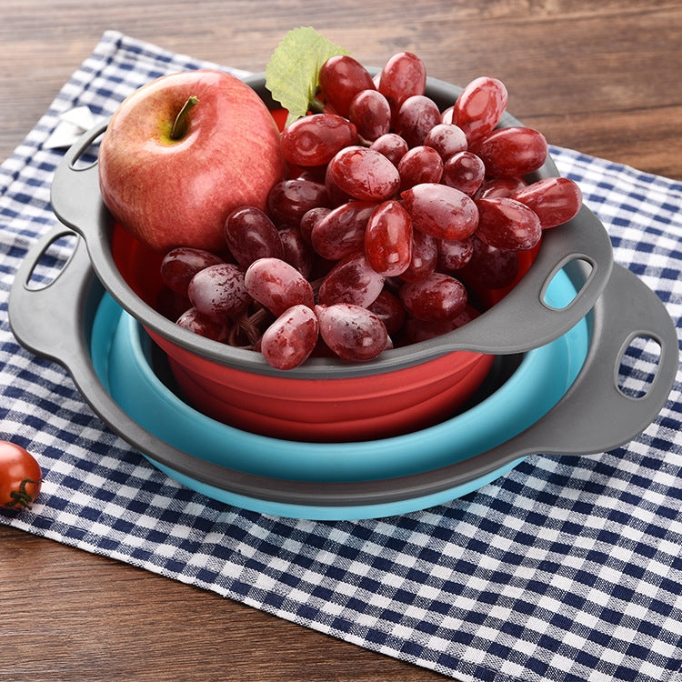 Panier de rangement pliable créatif pour légumes et fruits, égouttoir, taille S : 24,5 x 20 x 9 cm, taille S