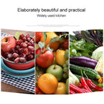 Panier de rangement pliable créatif pour légumes et fruits, égouttoir, taille S : 24,5 x 20 x 9 cm, taille S
