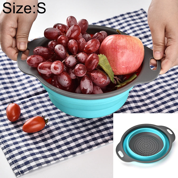 Panier de rangement pliable créatif pour légumes et fruits, égouttoir, taille S : 24,5 x 20 x 9 cm, taille S