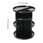 Boîte de rangement écologique pour cosmétiques fonctionnelle pivotante à 360 degrés, organisateur de maquillage, Taille : 23 x 31cm