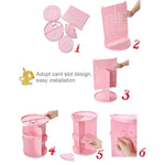 Boîte de rangement écologique pour cosmétiques fonctionnelle pivotante à 360 degrés, organisateur de maquillage, Taille : 23 x 31cm