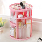 Boîte de rangement écologique pour cosmétiques fonctionnelle pivotante à 360 degrés, organisateur de maquillage, Taille : 23 x 31cm