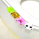 10 PCS Dispositif de couvercle de toilette portable mignon en style dessin animé pratique, livraison style aléatoire, dispositif de couvercle de toilette mignon en dessin animé