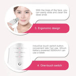 Appareil de Nettoyage Facial par Vibration Ultrasonique 2W, Nettoyeur de Peau Morte, Instrument de Beauté pour le Visage