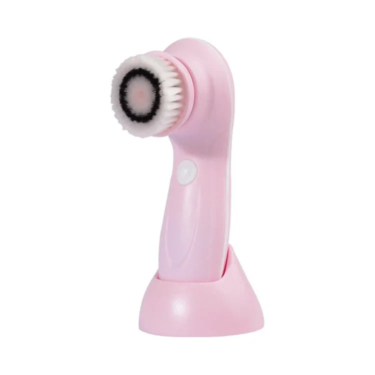 Instrument de Beauté Facial Électronique 1,2W Rechargeable USB, Brosse Nettoyante pour Visage, Pores, Nez, Points Noirs, 6 en 1