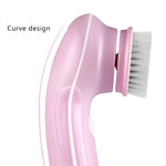 Instrument de Beauté Facial Électronique 1,2W Rechargeable USB, Brosse Nettoyante pour Visage, Pores, Nez, Points Noirs, 6 en 1