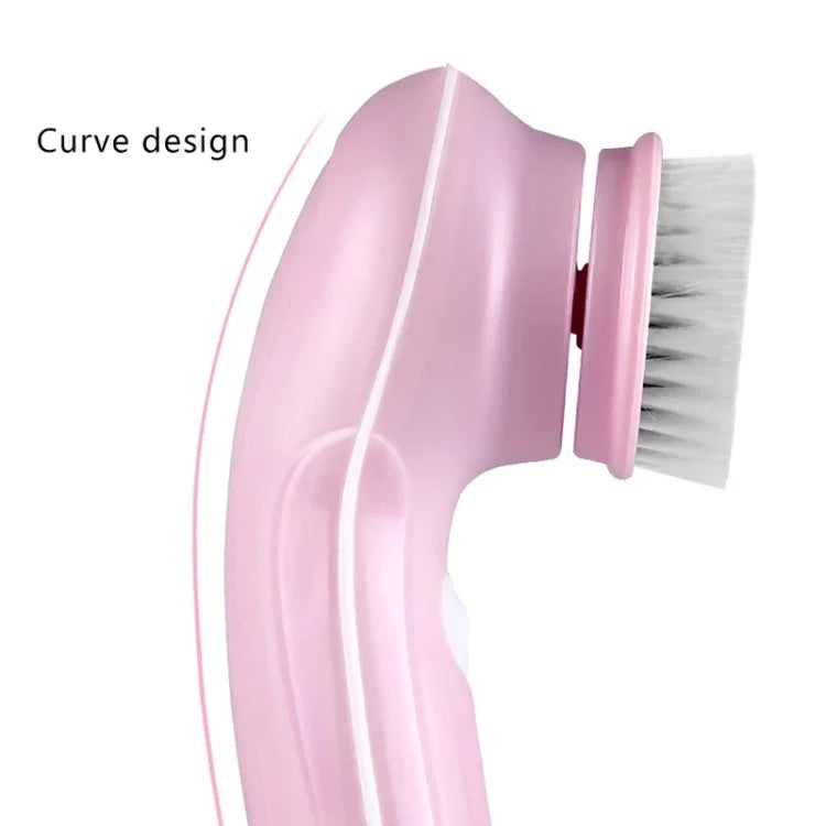 Instrument de Beauté Facial Électronique 1,2W Rechargeable USB, Brosse Nettoyante pour Visage, Pores, Nez, Points Noirs, 6 en 1