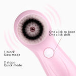 Instrument de Beauté Facial Électronique 1,2W Rechargeable USB, Brosse Nettoyante pour Visage, Pores, Nez, Points Noirs, 6 en 1