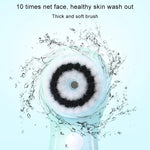 Instrument de Beauté Facial Électronique 1,2W Rechargeable USB, Brosse Nettoyante pour Visage, Pores, Nez, Points Noirs, 6 en 1