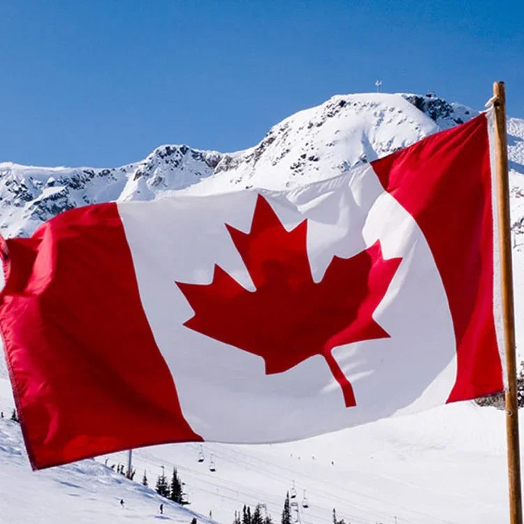 Drapeau Canadien en Polyester, Taille : 150*90cm, Drapeau du Canada