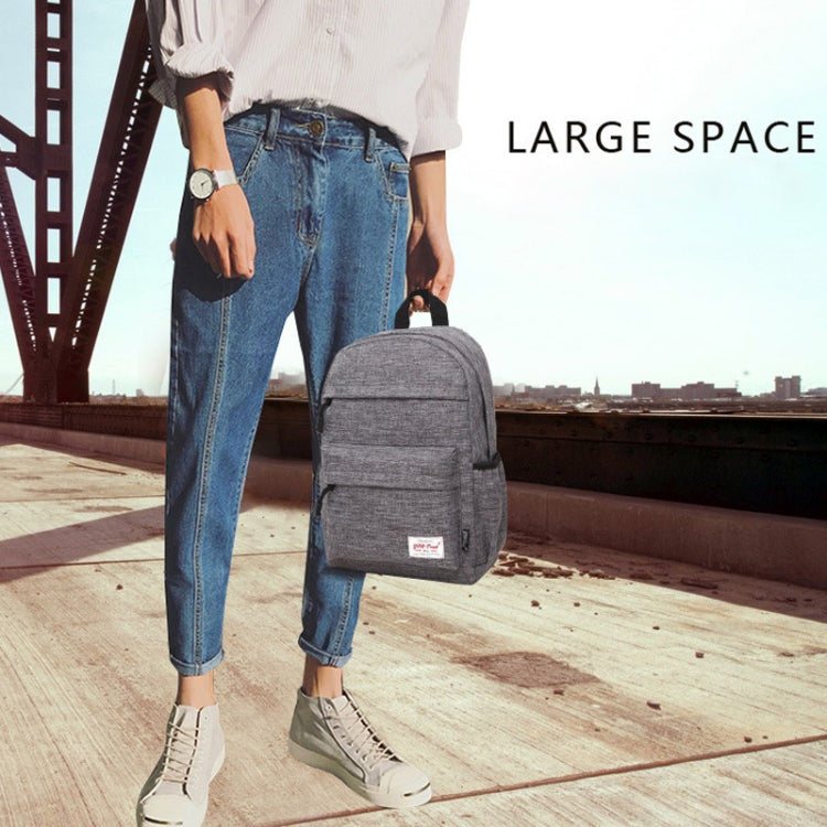 Sac à dos universel multifonction en toile pour ordinateur portable, épaule, sac étudiant pour 13-15 pouces, Taille : 36x25x10cm