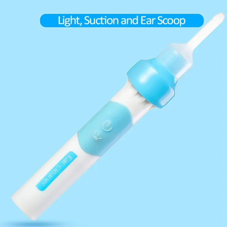 Nettoyeur d'Oreilles Électrique pour Enfants Gleamy, Dispositif Doux et Efficace pour Nettoyage des Oreilles, Nettoyeur d'Oreilles