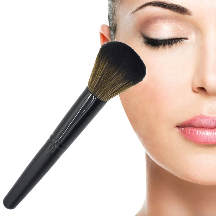 Outils de maquillage brosse à poudre blush, manche en bois, tête douce, fond de teint, tampon