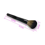 Outils de maquillage brosse à poudre blush, manche en bois, tête douce, fond de teint, tampon