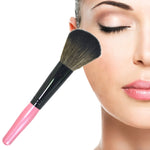 Outils de maquillage brosse à poudre blush, manche en bois, tête douce, fond de teint, tampon