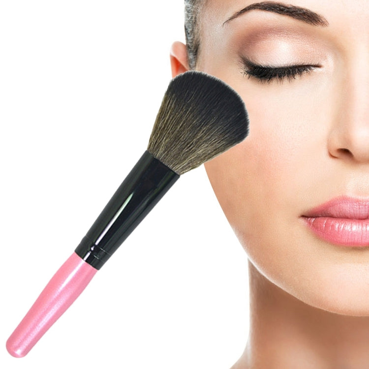 Outils de maquillage brosse à poudre blush, manche en bois, tête douce, fond de teint, tampon
