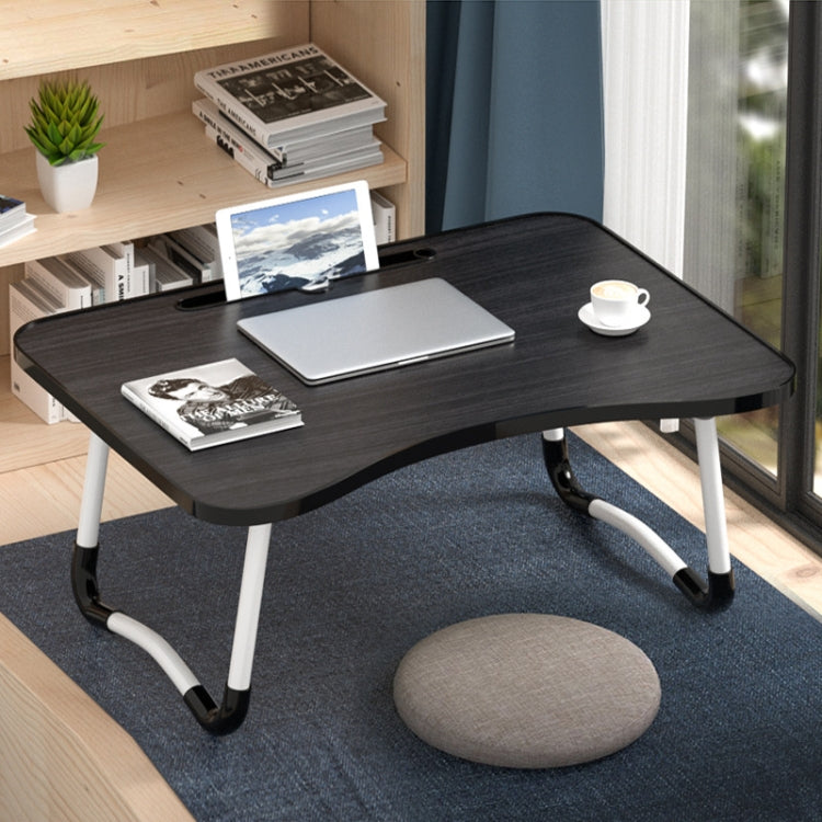 Pieds antidérapants en forme de W Bureau d'écriture pliable et réglable pour ordinateur portable avec fente pour carte, avec fente pour carte