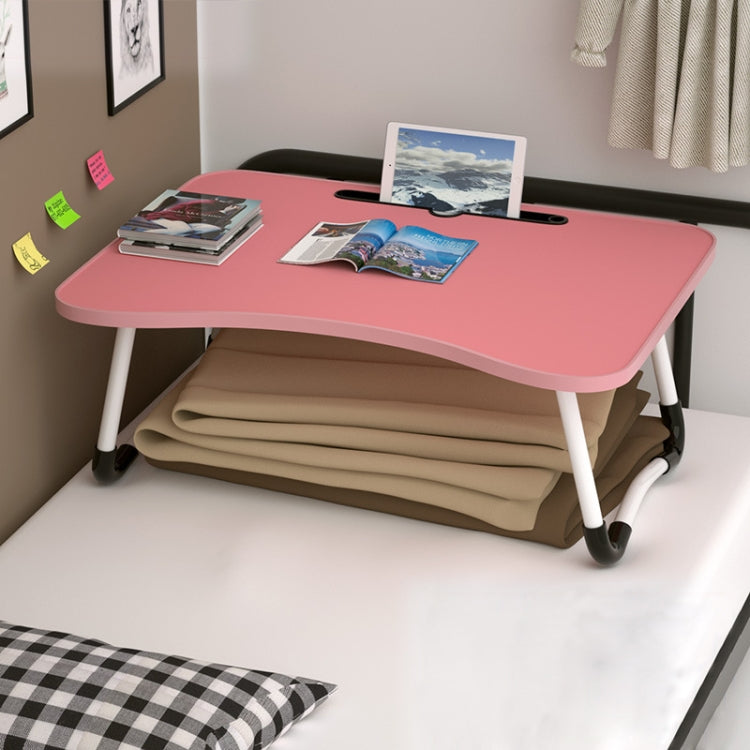 Pieds antidérapants en forme de W Bureau d'écriture pliable et réglable pour ordinateur portable avec fente pour carte, avec fente pour carte