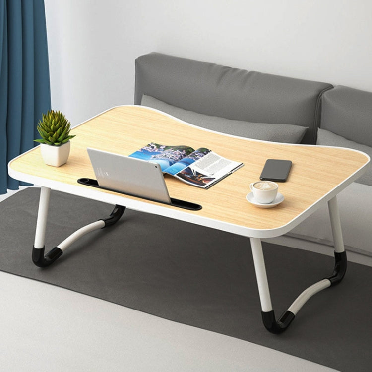 Pieds antidérapants en forme de W Bureau d'écriture pliable et réglable pour ordinateur portable avec fente pour carte, avec fente pour carte