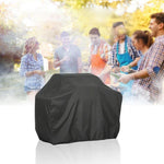 Housse de protection carrée pour barbecue, en tissu Oxford 210D, imperméable, anti-UV, anti-poussière, pour barbecue au charbon de bois, taille : 190x70x117cm