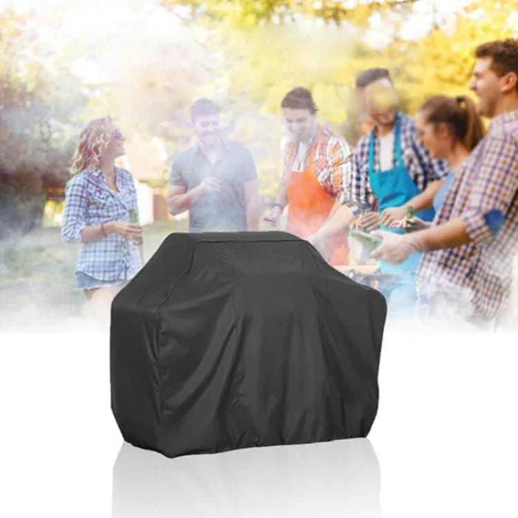 Housse de protection carrée pour barbecue, en tissu Oxford 210D, imperméable, anti-UV, anti-poussière, pour barbecue au charbon de bois, taille : 190x70x117cm
