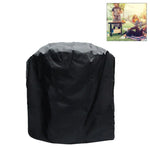 Sac de Protection Circulaire Extérieur Anti-UV Imperméable et Anti-Poussière en Tissu Oxford 210D pour Barbecue au Charbon, Taille : 58x77cm, Taille : 58x77cm
