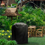 Sac de Protection Circulaire Extérieur Anti-UV Imperméable et Anti-Poussière en Tissu Oxford 210D pour Barbecue au Charbon, Taille : 58x77cm, Taille : 58x77cm