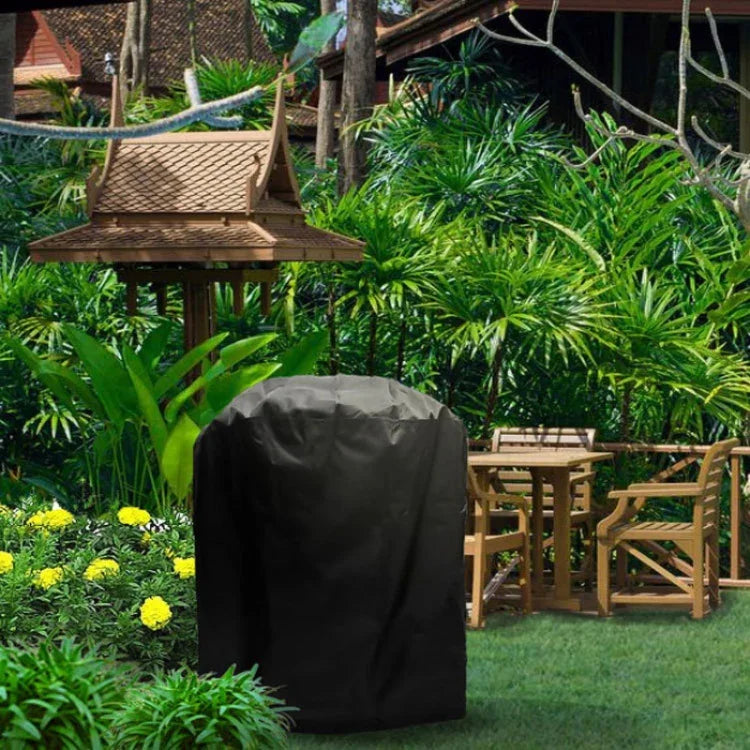 Sac de Protection Circulaire Extérieur Anti-UV Imperméable et Anti-Poussière en Tissu Oxford 210D pour Barbecue au Charbon, Taille : 58x77cm, Taille : 58x77cm