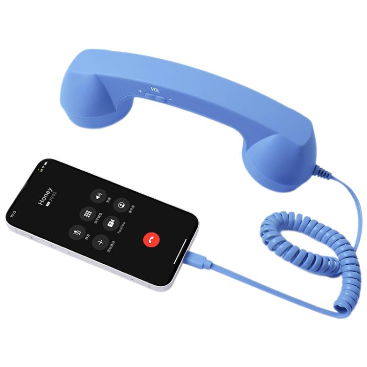 Combiné téléphonique rétro anti-radiations avec prise micro Type-C, Type-C