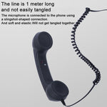 Combiné téléphonique rétro anti-radiations avec prise micro Type-C, Type-C