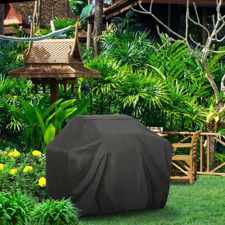 Sac de protection carré pour barbecue en tissu Oxford 210D imperméable, anti-poussière et anti-UV pour extérieur, Housse pour barbecue au charbon, Taille : 145x61x117cm, Taille : 145x61x117cm