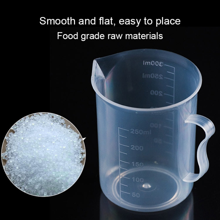 10 PIÈCES 250ml Flacon en plastique PP de qualité alimentaire, tasse à mesurer numérique, cylindre gradué, outil de mesure en verre pour laboratoire, 250ml