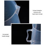 10 PIÈCES 250ml Flacon en plastique PP de qualité alimentaire, tasse à mesurer numérique, cylindre gradué, outil de mesure en verre pour laboratoire, 250ml