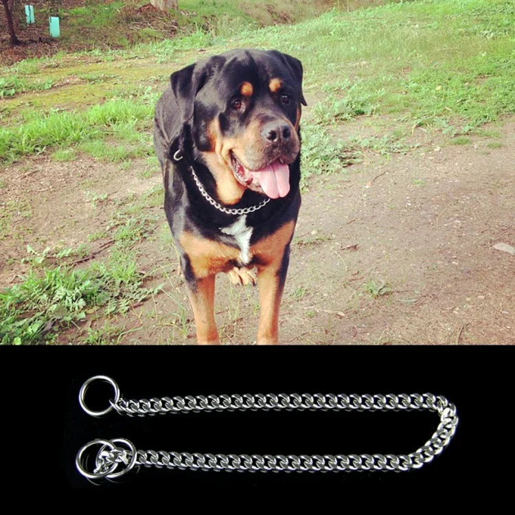 Collier étrangleur pour animaux de compagnie de 65 cm, collier pour animaux de compagnie, sangle de cou pour chien, collier de chien, chaîne serpent, collier de chien, 65 cm