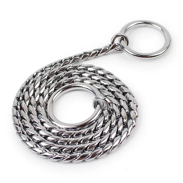 70cm Pet P Chain Pet Collars Pet Neck Strap Dog Neckband Snake Chain Dog Chain Dog Collar, 70cm