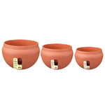 Pots à fleurs suspendus en plastique avec chaîne suspendue, grande taille : 24 x 18cm, livraison couleur aléatoire, grande taille