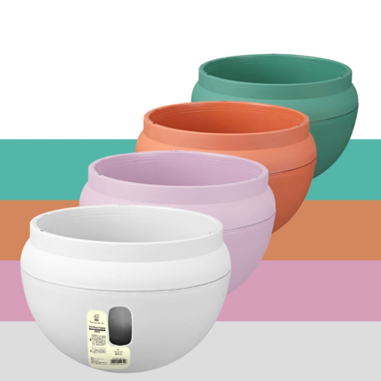 Pots à fleurs suspendus en plastique avec chaîne suspendue, grande taille : 24 x 18cm, livraison couleur aléatoire, grande taille