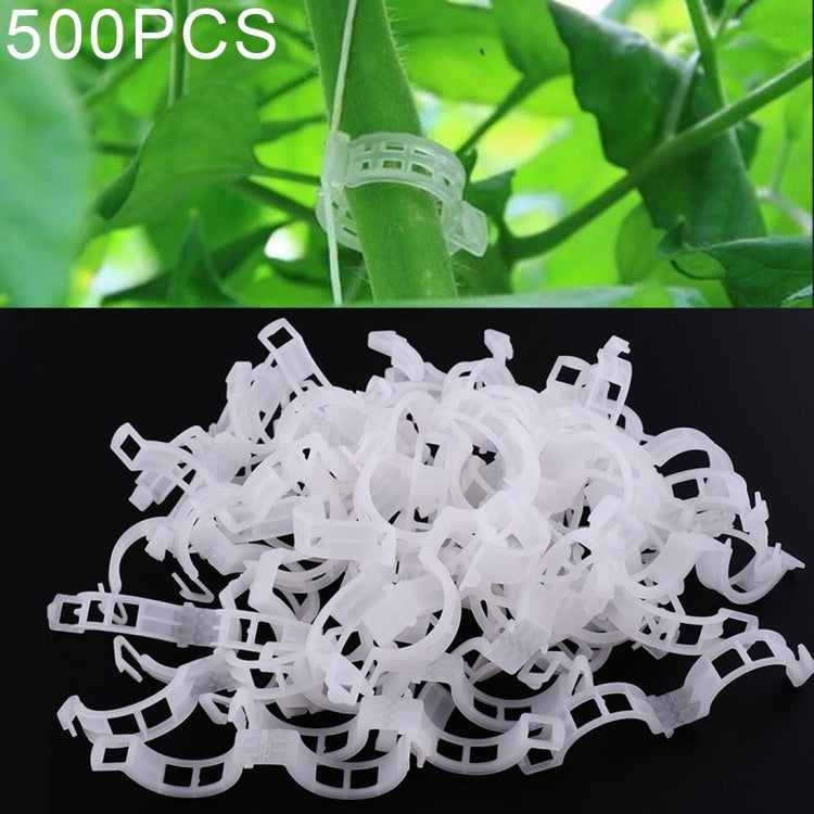 500 clips de fixation en plastique 25mm pour suspendre plantes grimpantes, clip de fixation pour vigne, 500 pièces